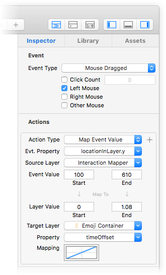 Mapping the timeOffset Property