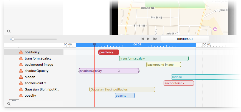 Timeline Selection