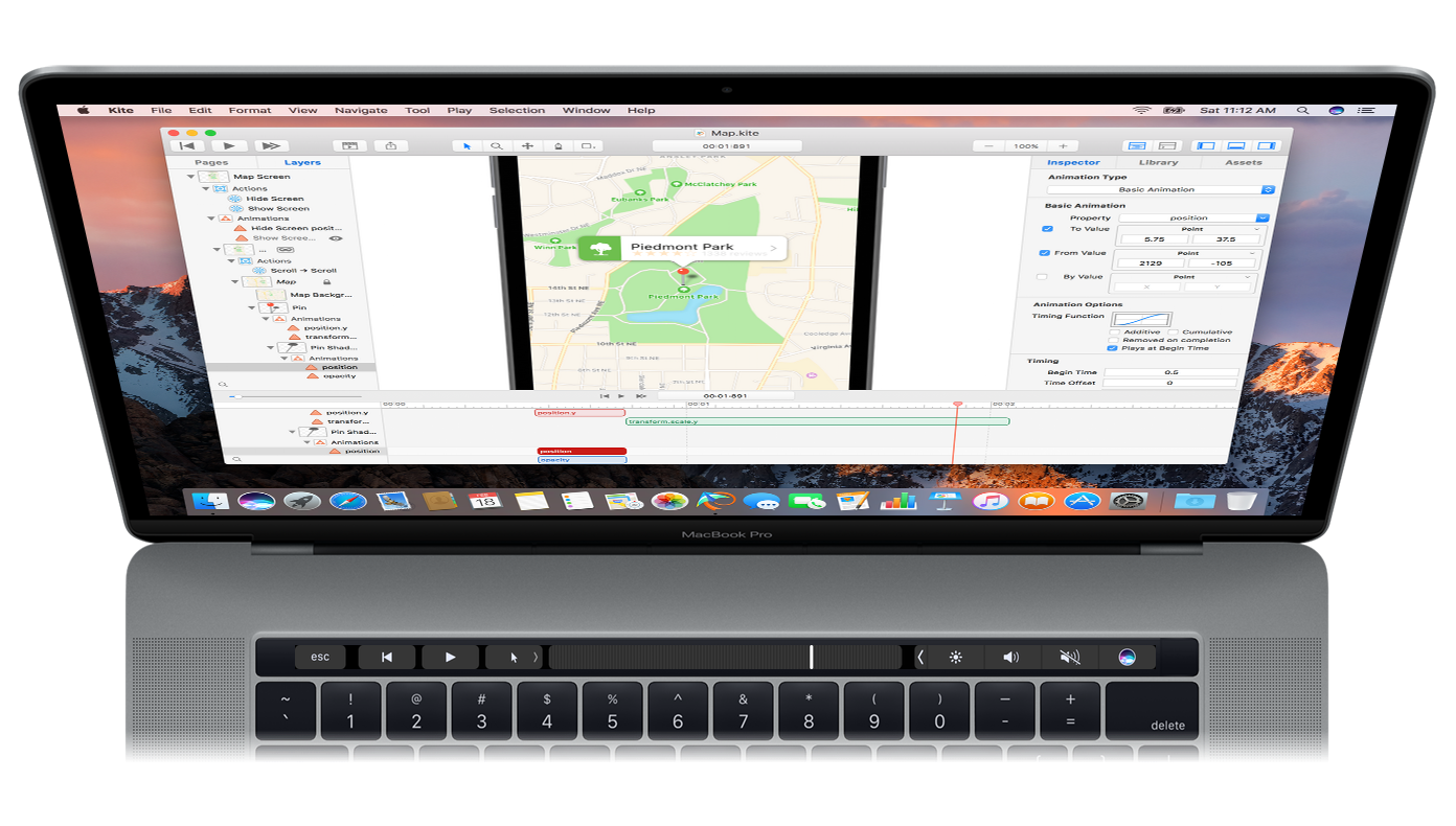 Touchbar Support