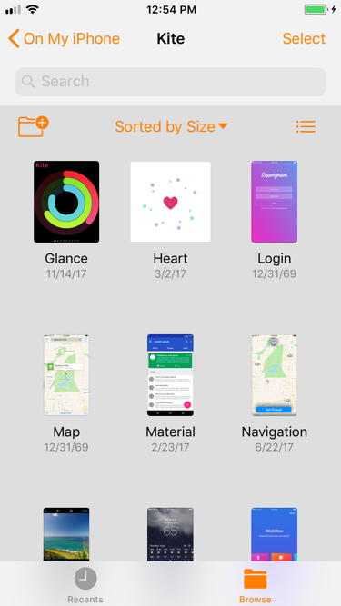 New Files UI